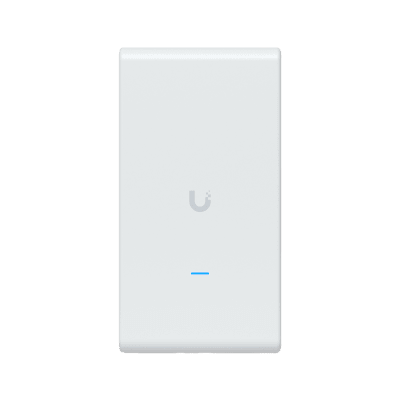 Punto de Acceso UniFi WiFi 6 Mesh Pro/ 2.4 y 5 GHz / MU-MIMO 2x2 por banda / para exterior IPX6 / 2 puertos GbE (x1 PoE IN x1 puerto de red) hasta 250 dispositivos montaje en pared o mástil