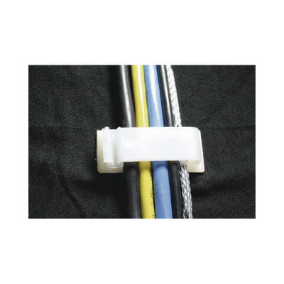Clip Organizador de Cables Auto-Adherible Diseñado Para Sujetar y Organizar Cables Sin Necesidad de Perforar Muros Paquete con 5 Piezas (3501-01001)