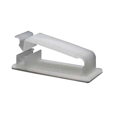 Clip Organizador de Cables Auto-Adherible Diseñado Para Sujetar y Organizar Cables Sin Necesidad de Perforar Muros Paquete con 5 Piezas (3501-01001)