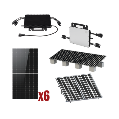 Kit Solar Interconexion / 3kW 220Vca / Microinversores HOYMILES / Montaje Incluido
