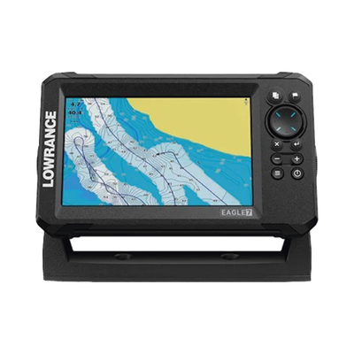 Eagle-7 ecosonda en pantalla horizontal IPS de 7 pulgadas  incluye transductor skimmer 50/200 kHz