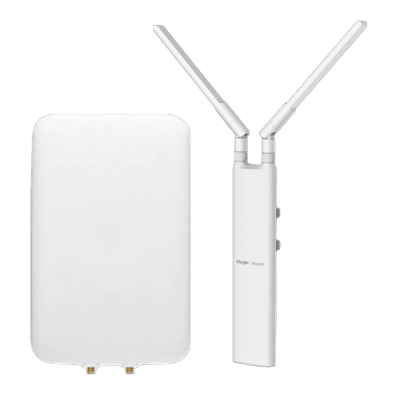 Punto de Acceso Mesh Wi-Fi 5 802.11ac Sectorial 90° IP65 Compacto con Antena Externa