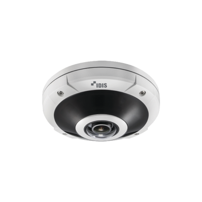 Cámara Fisheye 12MP | IK10/IP67 | Vista en 180°/360° | WDR | microSD | Intelligent Codec | IR 15m | Failover | Audio de Dos Vías