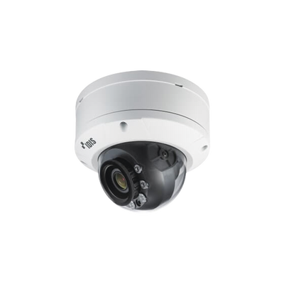 Cámara IP Domo con Calefactor | 5MP (H265)| Lente Varifocal MOTORIZADO 3.3-10mm | Exterior | IR 30m | Entrada/Salida de Audio y Alarma