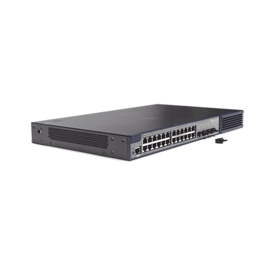 Switch PoE 802.3af/at | DirectIP Gigabit | 24 puertos RJ45 | 4 Puertos Fibra Óptica | 380W PoE