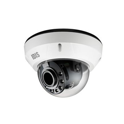 Domo IP 8MP | Varifocal MOTORIZADO | IK10/IP67 | IR 40 m | Entrada/Salida de Alarma | POE | ICR Dia/Noche | MicroSD Hasta 256 GB | Videoanaliticos Integrados | Cumple con NDAA