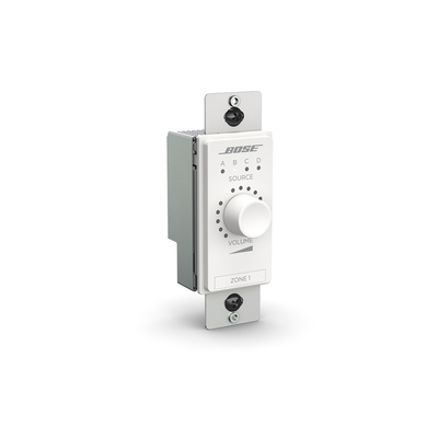 ControlCenter Controlador de volumen y seleccion de fuente (A/B/C/D) de zona digital | Blanco