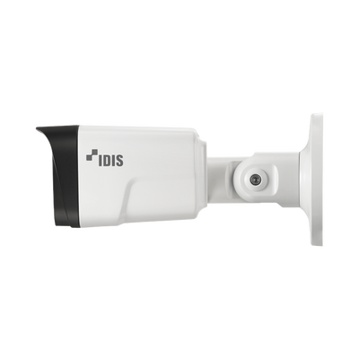 Camara Bala IP 5 Megapíxel | Lente Fijo 2.8MM | MicroSD Hasta 256GB | Audio de Dos Vías | Entrada y Salida Alarma | PoE | WDR | ICR Día/Noche | Exterior IK10/IP67 | IR 30 mts