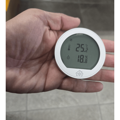 (ZigBee) Sensor de temperatura y humedad con pantalla de consulta inalambrico ZigBee