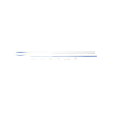 El Kit de Canaleta 90° Sin División Ideal Para Organizar y Ocultar cables en esquinas o en instalaciones con ángulos de 90°.  Con Cinta Adhesiva Para una Instalación Más Rápida  (5601-01260)