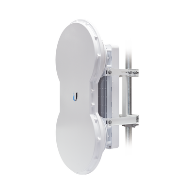 Radio de Backhaul de alta capacidad full duplex tecnología airFiber hasta 1.2 Gbps 5 GHz (5470 - 5950 MHz) con antena integrada de 23 dBi