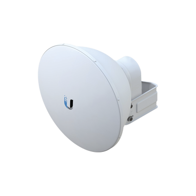 Antena Direccional airFiber X ideal para enlaces Punto a Punto (PtP) frecuencia 5 GHz (5.1 - 5.9 GHz) de 23 dBi slant 45