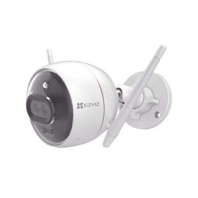Bala IP 2 Megapíxel / Wi-Fi / Doble Lente / COLORES EN OSCURIDAD / Deteccion de Personas o Vehículos / Cruce de Línea / Intrusión a un área / Audio de dos vías / Luz Estroboscópica / Sirena / MicroSD