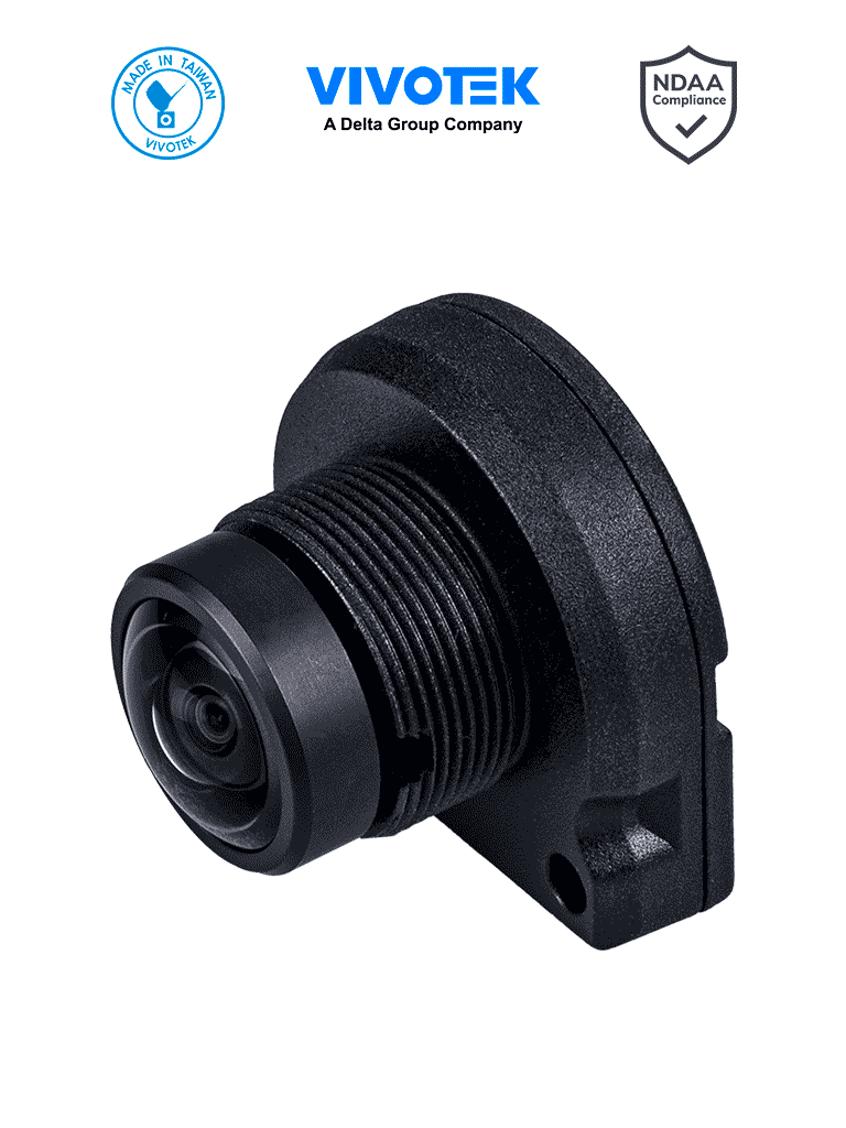 VIVOTEK CU9183-HF - Lente plano tipo Fisheye 5 Megapixeles WDR PRO Lente fijo 1.22mm Cable de 5 metros