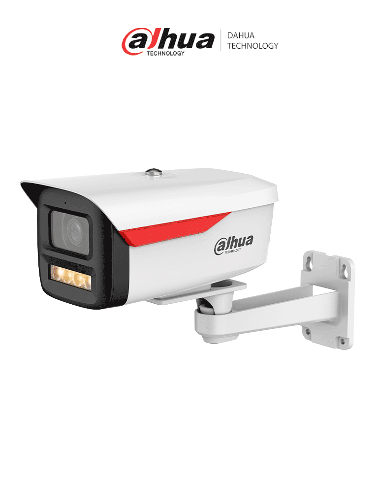 DAHUA DH-IPC-HFW2249MP-S-LED-0360B-B-PRO- Cámara IP Bullet de 2MP/WizColor /WizSense/ equipada con IA/ SMD Plus/ Lente de 3.6 mm/ micrófono integrado/ Protección perimetral/ Ranura MicroSD WDR real de 120 dB y PoE.Certificación IP67 #LoNuevo #WIZD