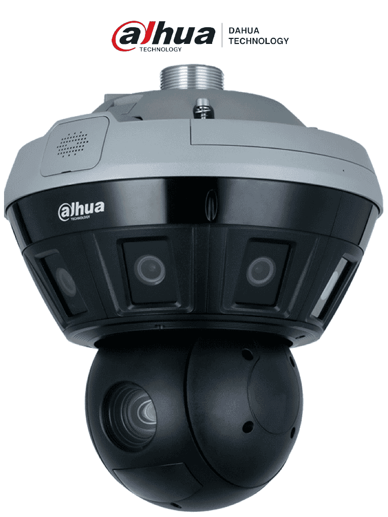 DAHUA DH-PSDW81642S-A360-D425 - Cámara IP Panorámica Multisensor 8x2MP+ PTZ 25x de ZOOM/ PTZ de 4 Megapixeles/ WizMind/ IR 100 Mts/ Smart Tracking/ H.265/ IP66/
