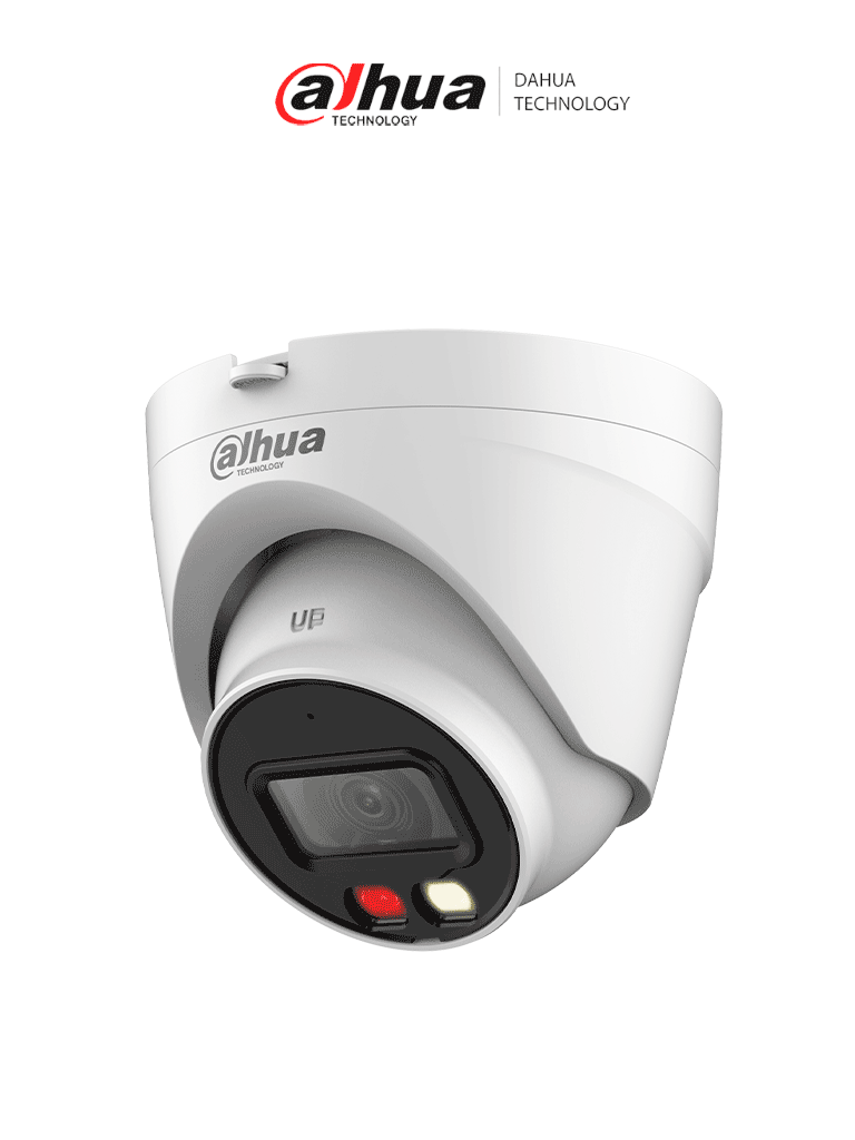 DAHUA DH-IPC-HDW1239VP-A-IL-0280B- Cámara IP Domo de 2MP / Iluminador dual/ Detección humana/ SMD/ Micrófono incorporado/ Lente 2.8 mm/ Led 30m/ IR 30m/ IP67/ PoE/#LoNuevo