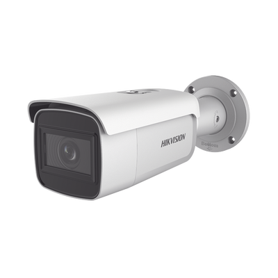 Bala IP 6 Megapixel / Lente Mot. 2.8 a 12 mm / 60 mts IR EXIR /Exterior IP67 / IK10 / WDR 120 dB / PoE / ACUSENSE (Evita Falsas Alarmas) / Entrada y Salida de Audio y Alarmas / MicroSD / ONVIF / ACUSEARCH