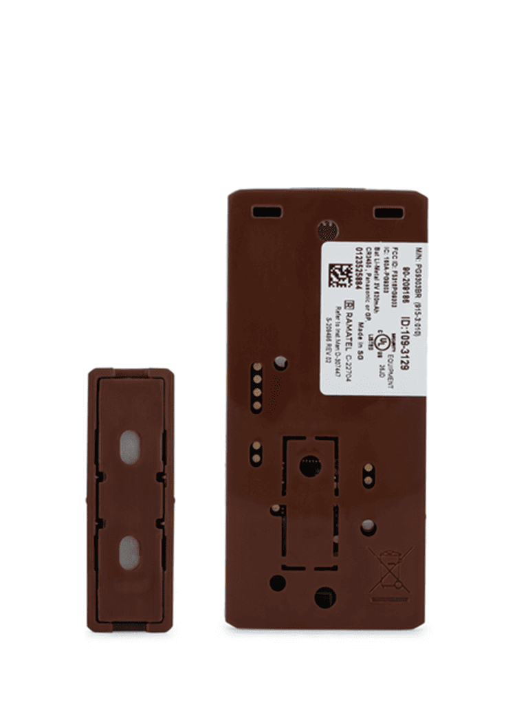 DSC PG9303BR - Contacto Magnético ultradelgado Inalámbrico con tecnología Power G compatible con NEO  PRO  Qolsys e IoTega