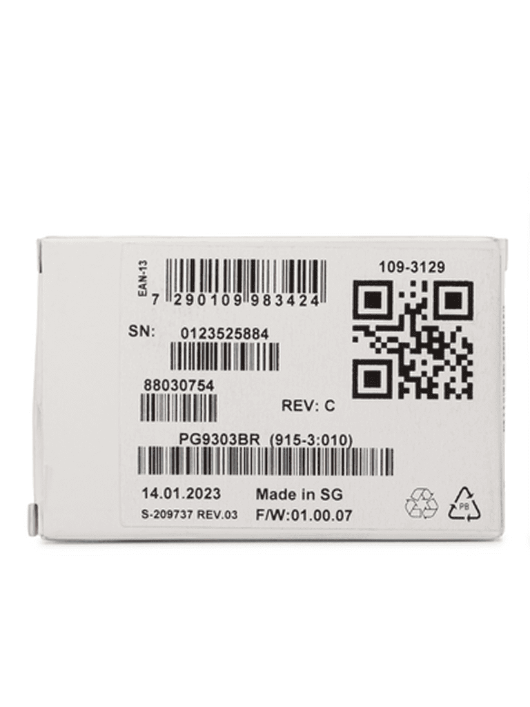 DSC PG9303BR - Contacto Magnético ultradelgado Inalámbrico con tecnología Power G compatible con NEO  PRO  Qolsys e IoTega