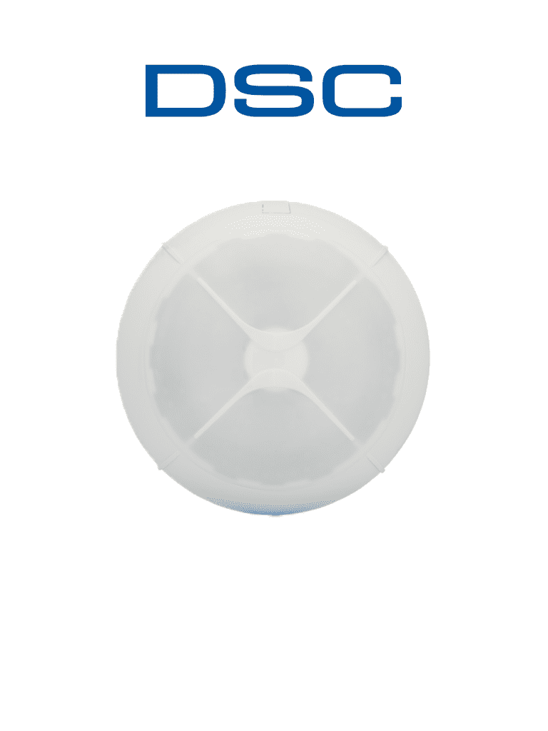 DSC PG9872 - Detector de Movimiento 360° interior de largo alcance con tecnología Power G para techo compatible con NEO PRO Qolsys e IoTega