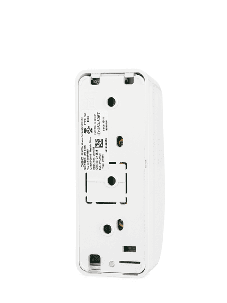 DSC PG9905 - Detector De Temperatura Inalámbrico con tecnología Power G compatible con NEO  PRO  Qolsys e IoTega