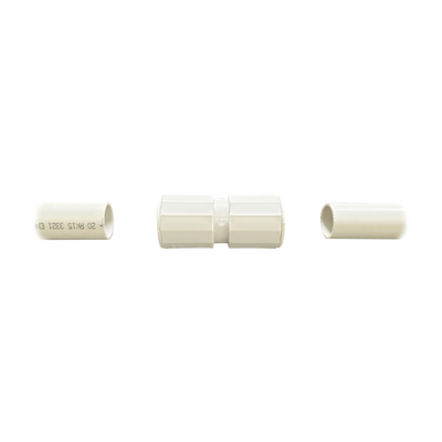 Manguito / Cople Morbidx IP67 libre de halógenos para unir tubería rígida de 40 mm (1 1/2") permite una instalación hermética no necesita pegamento