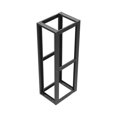 Rack Estándar 19" de 4 Postes Acero 42 Unidades Profundidad Ajustable.