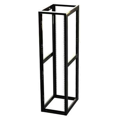 Rack Estándar 19" de 4 Postes Acero 45 Unidades Profundidad Ajustable.