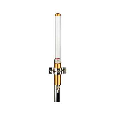 <p><br />Antena Base con diseño de Fibra de vidrio, con caracteristicas de vanguardia.<br />Sus componentes son fabricados para condiciones extremas, ya que cuenta con una cubierta de fibra de vidrio de alta densidad que a su vez tiene un reva