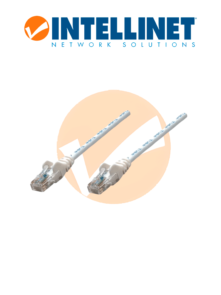 INTELLINET 341943 - Cable de red Cat6 UTP RJ45 Macho / RJ45 Macho 1.0 m Blanco