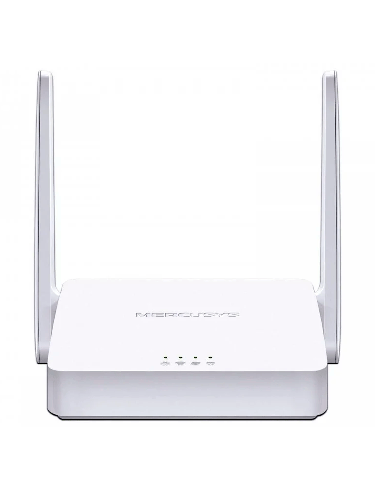 MERCUSYS MW302R - Router inalámbrico N de 2.4 GHz con velocidad de 300 Mbps 1 puerto WAN 10/100 Mbps 2 puertos LAN 10/100 Mbps y 2 antenas de 5 dBi. Compatible con IPv6 e IPTV.