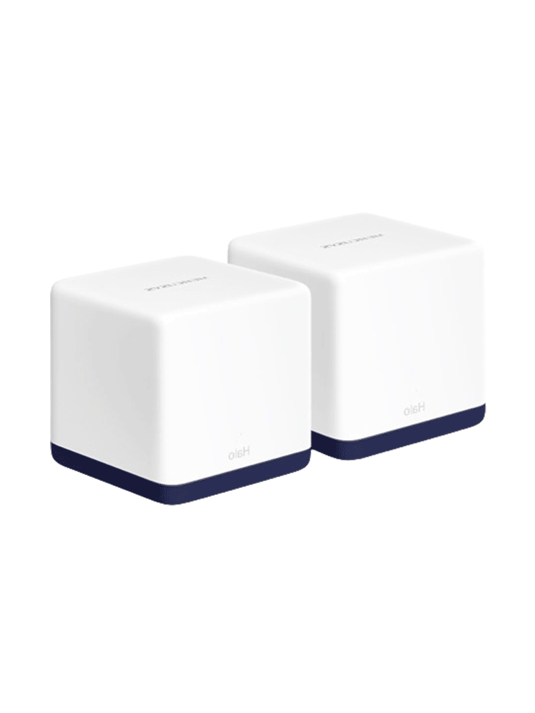 MERCUSYS HALO H50G(2-PACK) - Sistema Wi-Fi Mesh AC1900 para todo el hogar con red unificada roaming continuo cobertura completa doble banda Wi-Fi de 1.9 Gbps control sencillo mediante aplicación y puertos Gigabit completos.