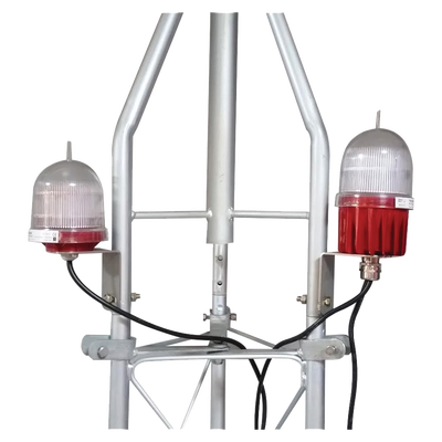 Lámpara de Obstrucción Doble tipo L-810 (Certificada). Voltaje de operación: 110 Vca.