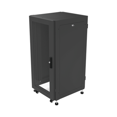 Gabinete Profesional para Telecomunicaciones de 19in Instalación a Piso 24UR 600 mm Profundidad Se envía el Gabinete Armado.