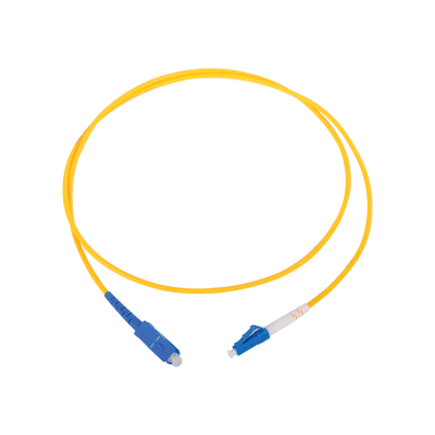 Jumper de Fibra Óptica Monomodo LC/UPC-SC/UPC Simplex de 1 metro