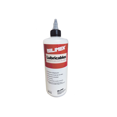 Lubricante Dieléctrico de Alta Eficiencia para Jalado de Cables Sin Daños / No es Tóxico y Compatible con Todo Tipo de Cable / Deslizamiento de Cables Seguro Sin Fricción y Sin Riesgos / Presentación de 1/2 Litro