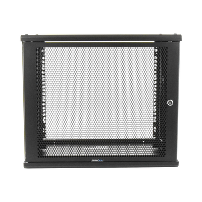 Gabinete Linkedpro de Montaje en Pared de 19in Puerta Perforada 9 UR 450 mm de Profundidad Color Negro