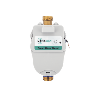 FLUJOMETRO DE AGUA LORAWAN® PARA TUBERIA DE 3/4 PULGADA CON VALVULA DE CORTE DE FLUJO
