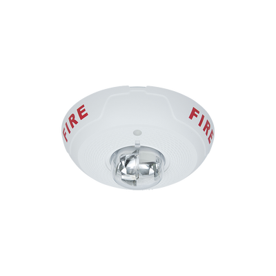 Sirena con Lámpara Estroboscópica Montaje en Techo Nivel de Candelas Seleccionable Color Blanco Nuevo Diseño Moderno y Elegante y Menor Consumo de Corriente