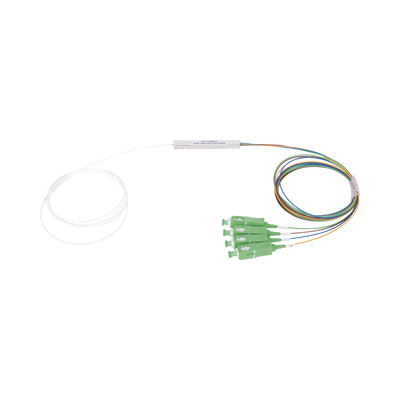 Splitter (Divisor Óptico) tipo PLC de 1x4 conectores SC/APC de salida