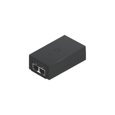 Adaptador PoE Ubiquiti de 50 VDC 1.2 A puerto Gigabit para equipos airFiber