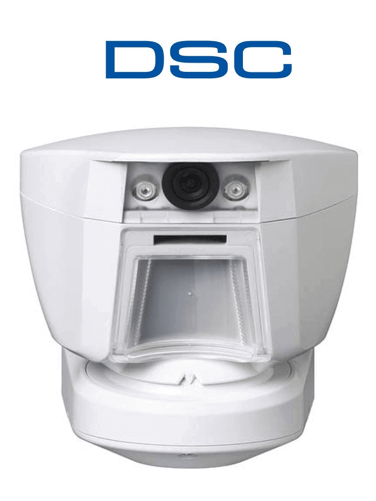 DSC PG9944 - Detector de movimiento con cámara de fotograma exterior Inalámbrico Power G compatible con NEO PRO  Qolsys e IoTega