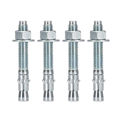 Kit de Anclaje a Piso Para Rack de 2 o 4 Postes Fabricado en Acero 4 Piezas