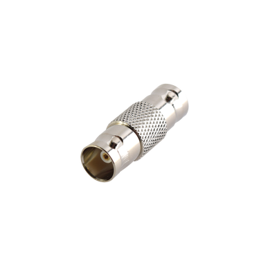 Adaptador Tipo Barril para 75 Ohm de Conector BNC Hembra a BNC Hembra Níquel/ Oro/ Teflón.