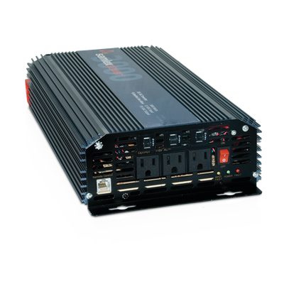 Inversor de Corriente Onda Modificada (CD-CA) Potencia Nominal 3000 W Ent:12 Vcc Sal: 115Vca 60 Hz