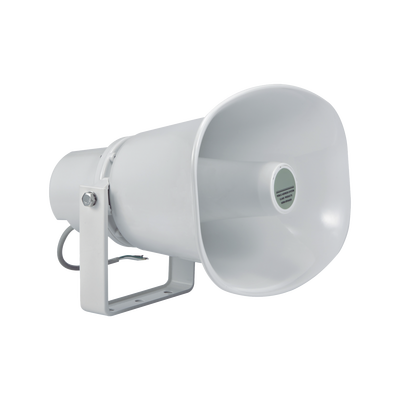 Altavoz para Exterior | Tipo Trompeta | 15-30W | 70/100V | IP66 | Material ABS | Bracket de Metal