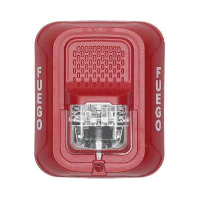 Lámpara Estroboscópica para Montaje en Pared Color Rojo Nivel de Candelas Seleccionable Nuevo Diseño Moderno y Elegante y Menor Consumo de Corriente