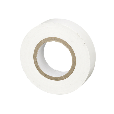 Cinta Eléctrica STRONGHOLD para Aislar  de PVC  Uso General Reparación y Mantenimiento  Grosor de 0.18mm (7 mil)  Ancho de 19mm  y 20.12m de Largo  Color Blanco