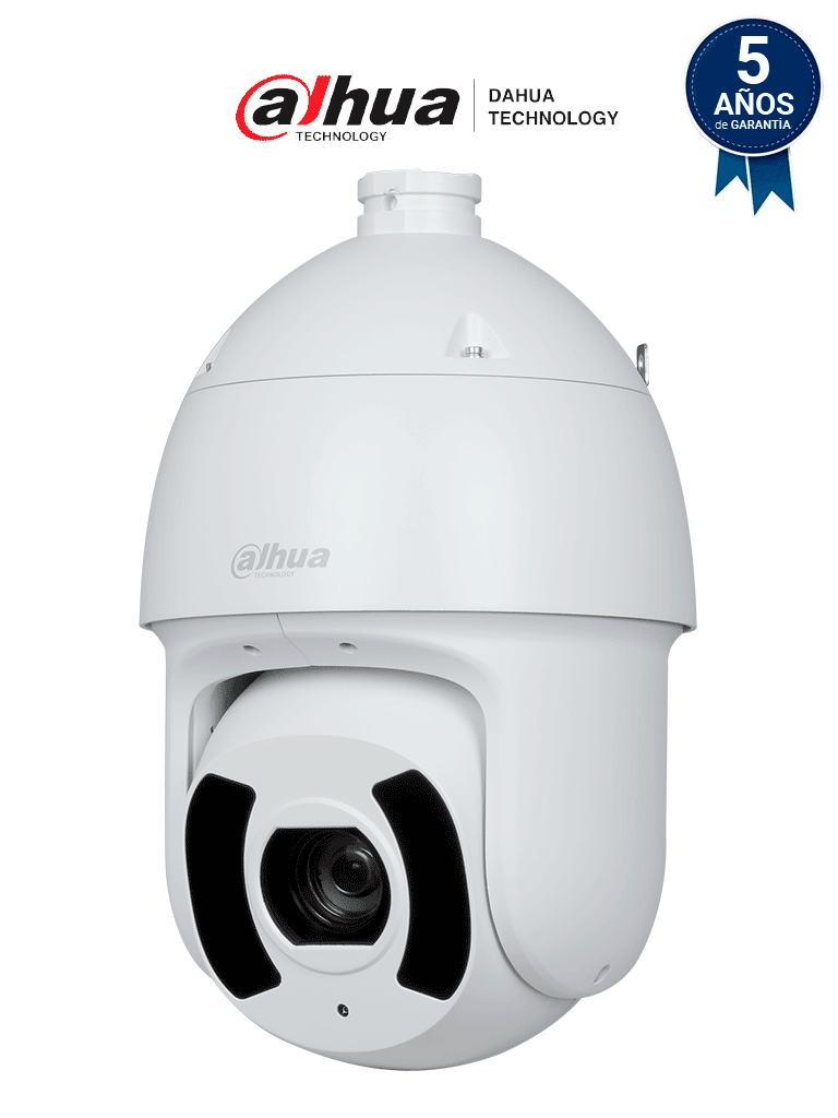 DAHUA DH-SD6CE445GB-HNR Cámara PTZ IP de 4MP con tecnología Starlight y zoom óptico 45x. Alcance IR de 250m Autotracking 3.0 Protección Perimetral Detección de rostros SMD 4.0 Quick Pick certificaciones IP67 e IK10. #ANIVDA